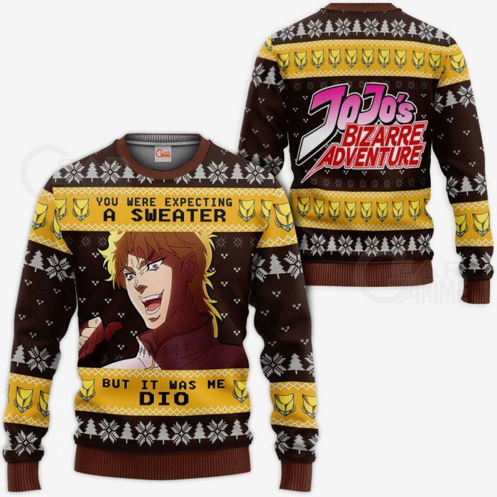 1103 AOP jojo bizarre adventure ugly sweater dio brando VA 3 MK sweatshirt F 2BB - JJBA Store