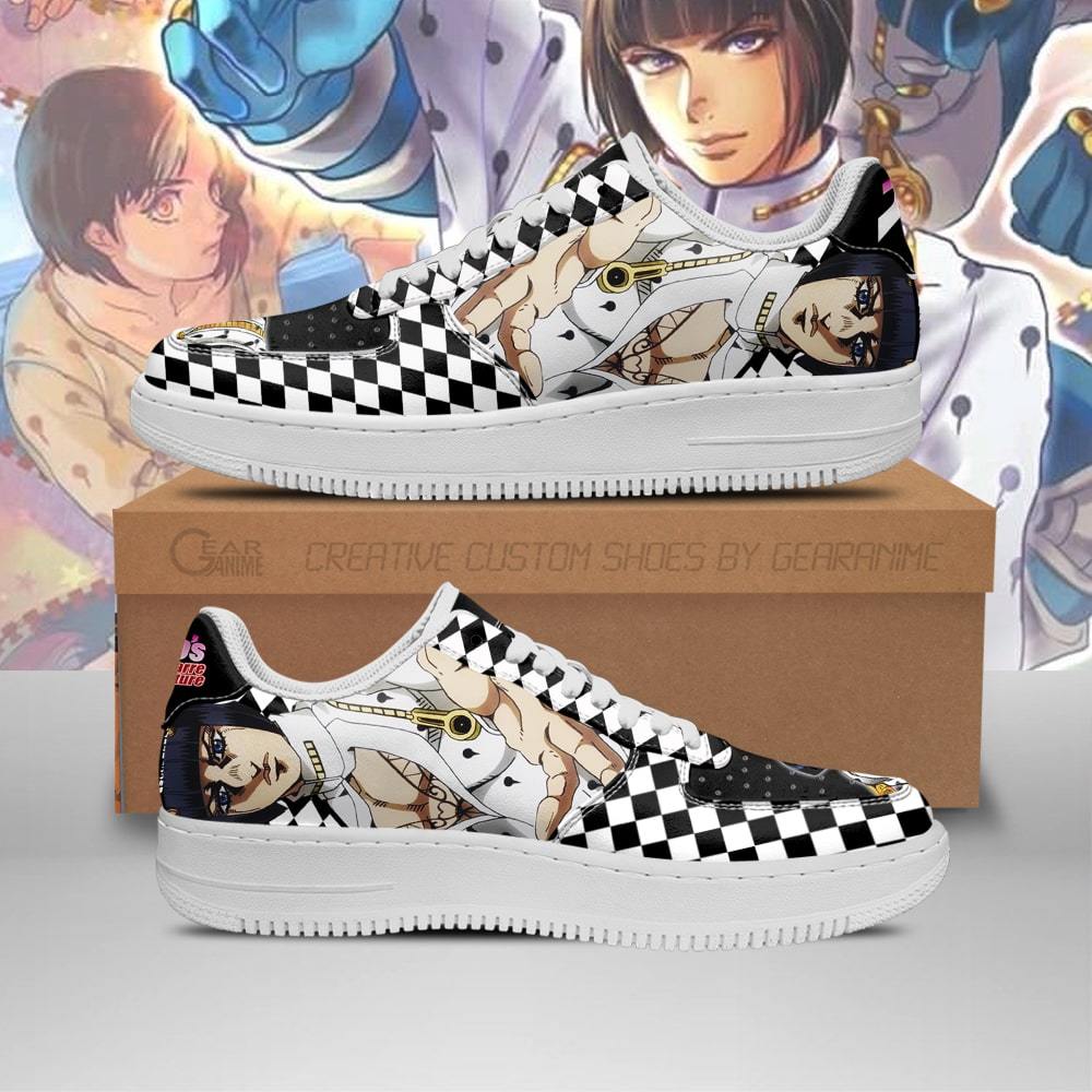 JJBA Bruno Bucciarati Air Force Sneakers