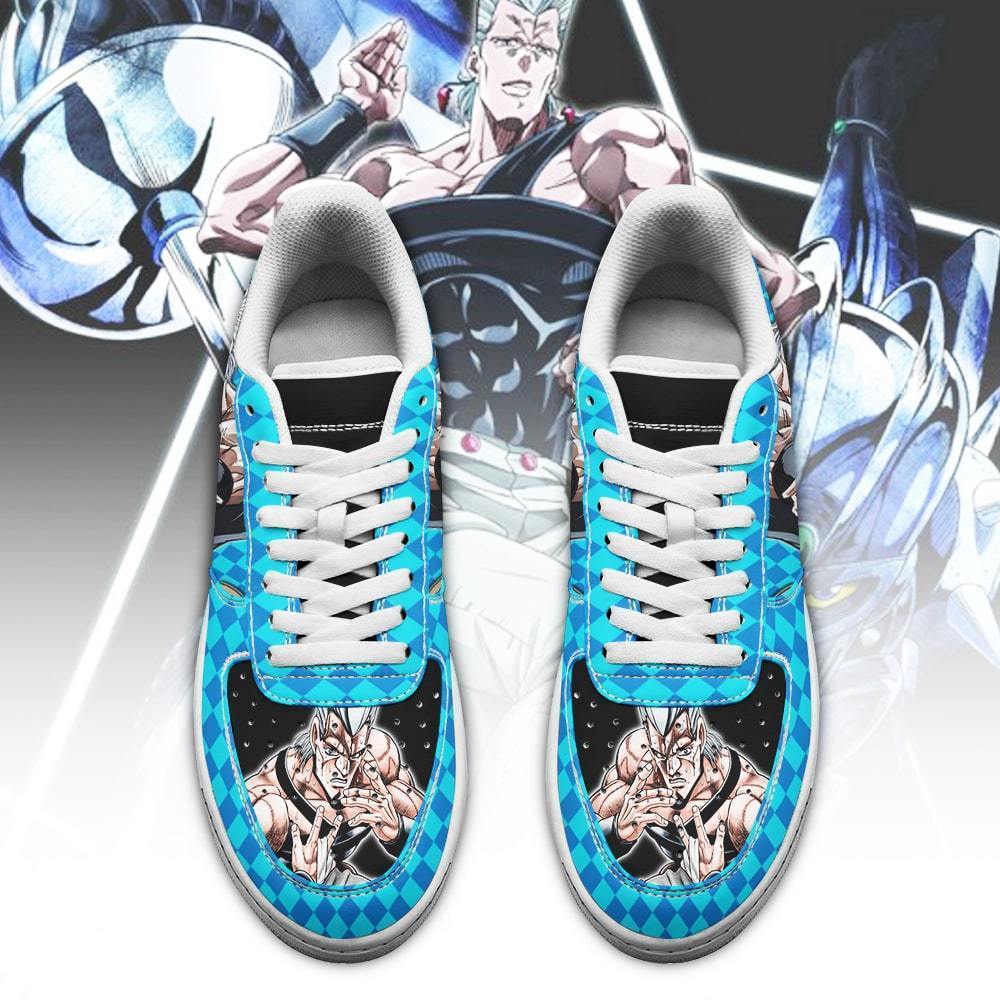 JJBA Jean Pierre Polnareff Air Force Sneakers