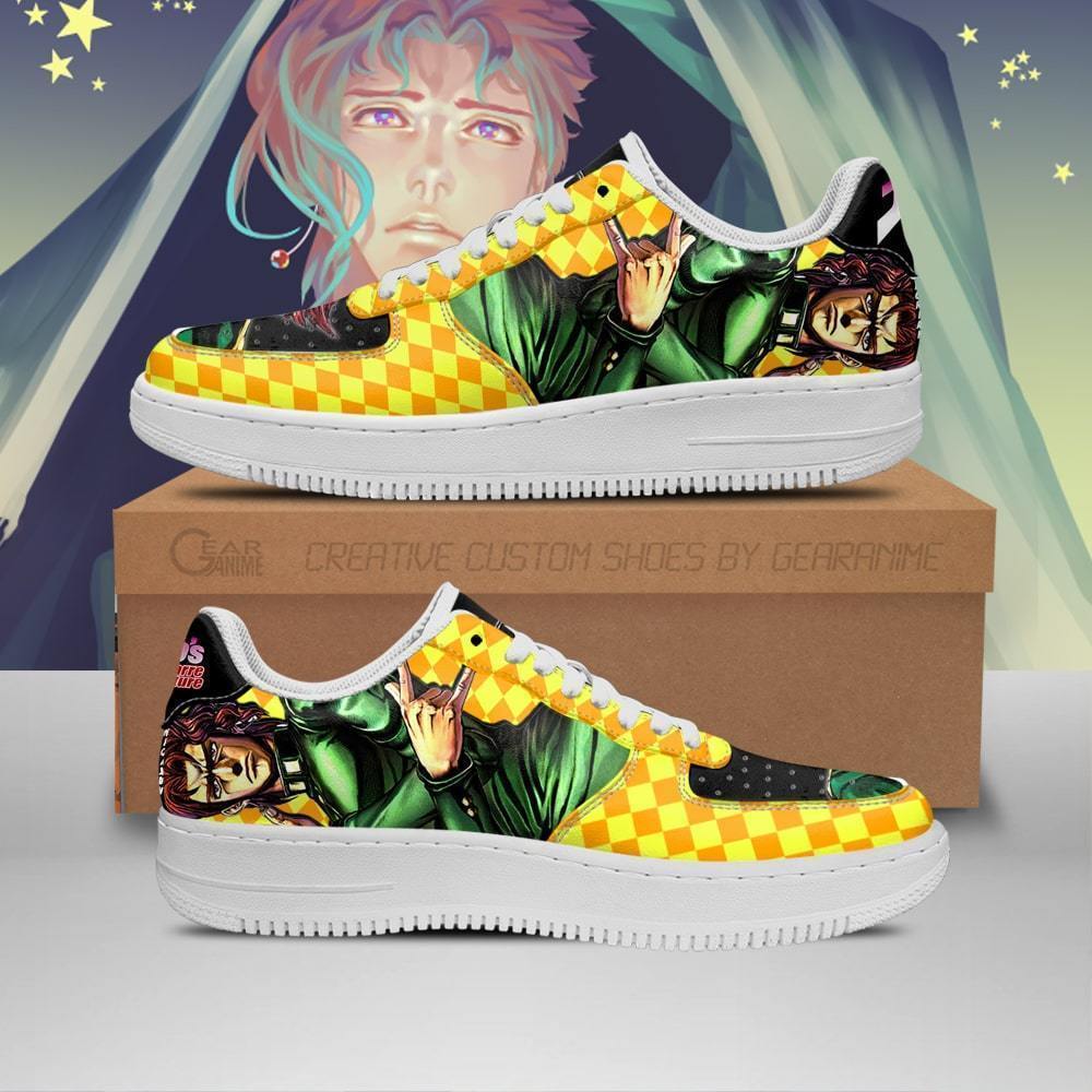 JJBA Noriaki Kakyoin Air Force Sneakers