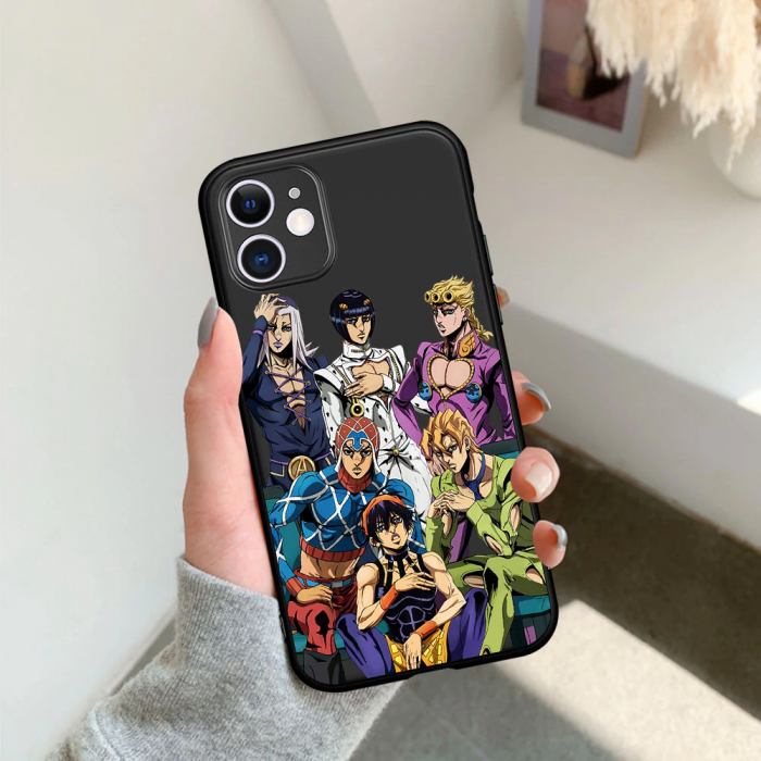 JoJo s Bizarre Adventure JoJo Silicone TPU Case For iPhone 11 12 Pro max 8 7 2 - JJBA Store