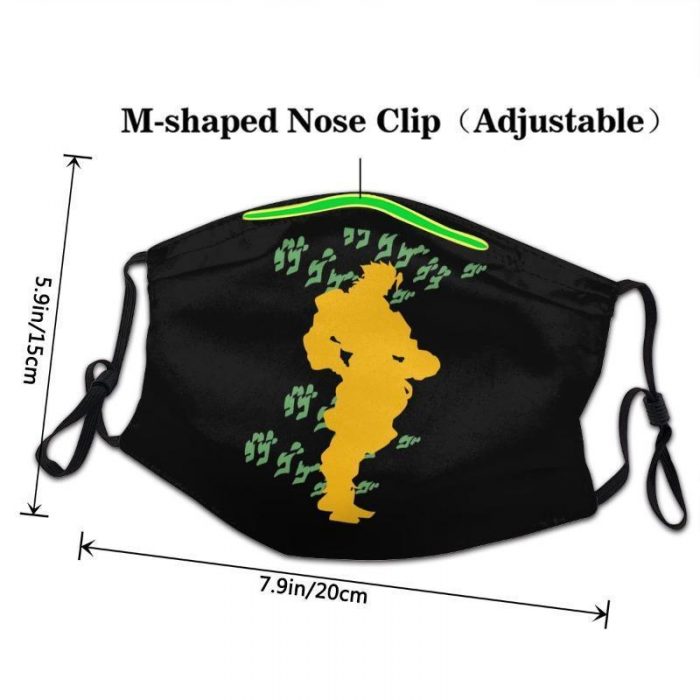 JoJo sBizarreAdventureDioBrandoFaceMaskAdjustable 24524b78 c67f 4598 89c1 ef1804b4b096 - JJBA Store