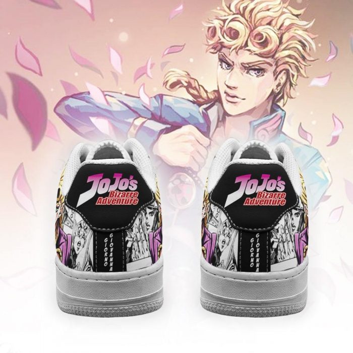 giorno giovanna air force sneakers manga style jojos anime shoes fan gift pt06 gearanime 3 - JJBA Store