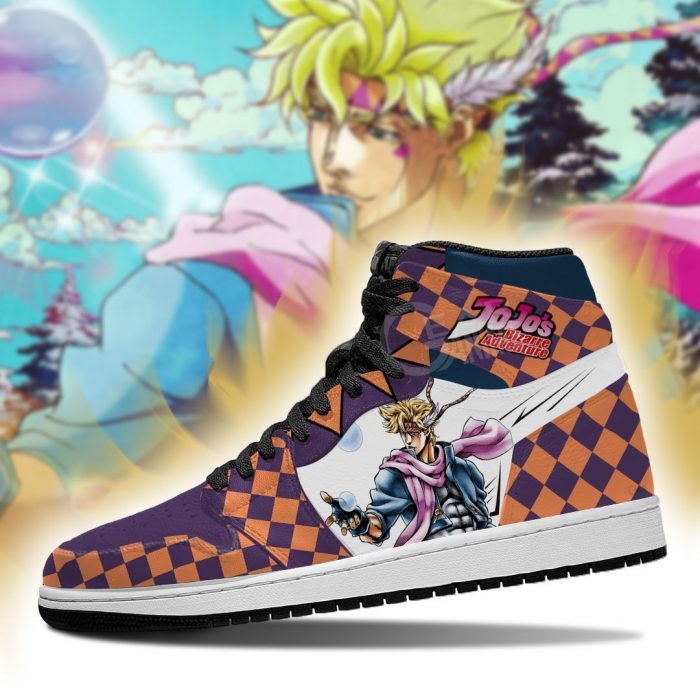 jojos bizarre adventure jordan sneakers caesar anthonio zeppeli shoes gearanime 4 - JJBA Store