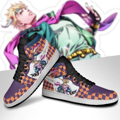 jojos bizarre adventure jordan sneakers caesar anthonio zeppeli shoes gearanime 5 - JJBA Store