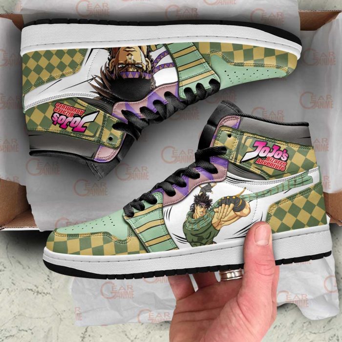 jojos bizarre adventure jordan sneakers joseph joestar anime shoes gearanime - JJBA Store