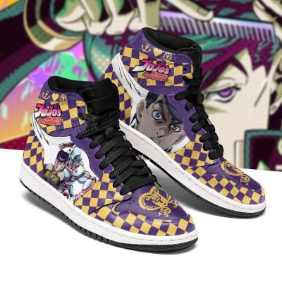 jojos bizarre adventure jordan sneakers josuke higashikata anime shoes gearanime 3 - JJBA Store