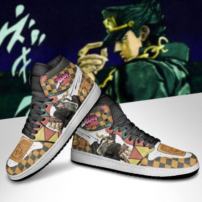 jojos bizarre adventure jordan sneakers jotaro kujo anime shoes gearanime 5 - JJBA Store