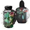 kakyoin hierophant green shirt jojo anime hoodie sweater gearanime - JJBA Store