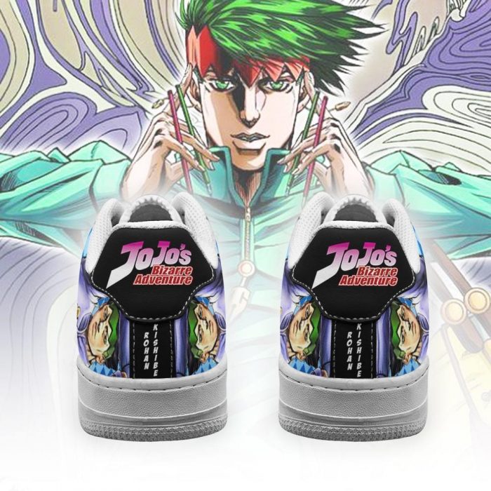 rohan kishibe air force sneakers jojo anime shoes fan gift idea pt06 gearanime 3 - JJBA Store