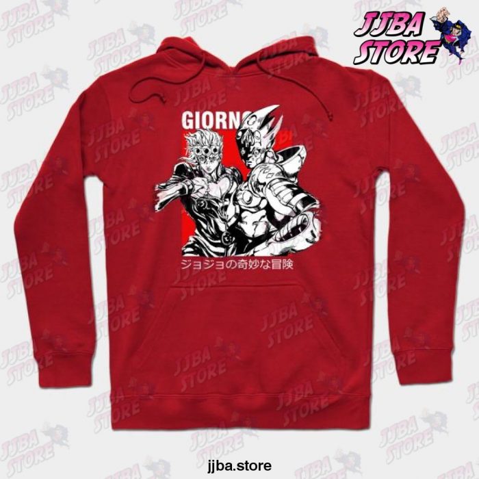 2021 Giorno Giovanna Hoodie Red / S