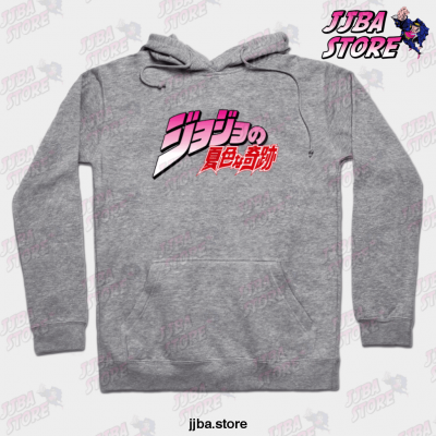 2021 Jojos Bizarre Adventure Hoodie Gray / S