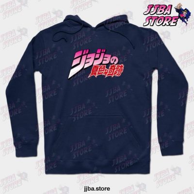 2021 Jojos Bizarre Adventure Hoodie Navy Blue / S