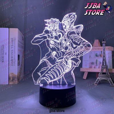 3D Lamp Anime Jojo Bizarre Adventure For Bedroom Decor Light Birthday Gift Him Jojos Led Manga