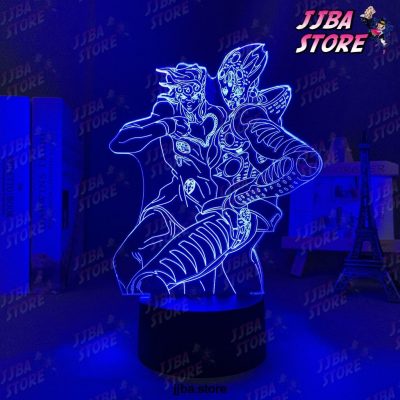 3D Lamp Anime Jojo Bizarre Adventure For Bedroom Decor Light Birthday Gift Him Jojos Led Manga