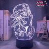 3D Lamp Anime Jojo Bizarre Adventure For Bedroom Decor Light Birthday Gift Manga Jojo Figure Led