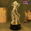 3D Lamp Anime Jojo Bizarre Adventure Risotto Nero For Bedroom Decor Light Birthday Gift Him Jojo Led