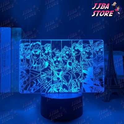 3D Led Light Anime Jojo Bizarre Adventure Group For Bedroom Decor Birthday Gift Him Jojo Lamp Manga