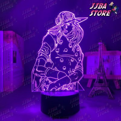 3D Light Anime Jojo Bizarre Adventure Gyro Zeppeli For Bedroom Decor Birthday Gift Him Jojo Led Lamp