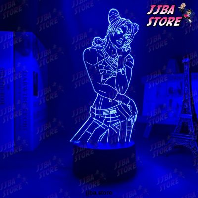 Anime Led Light Jojo Bizarre Adventure Jolyne Cujoh For Bedroom Decor Birthday Gift Him Manga Jojo