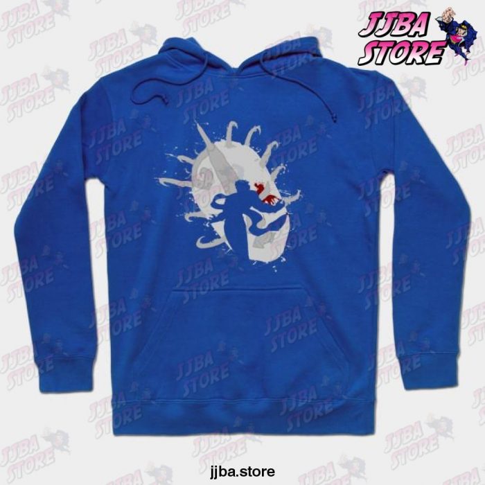 Dio Brando Mask Hoodie Blue / S