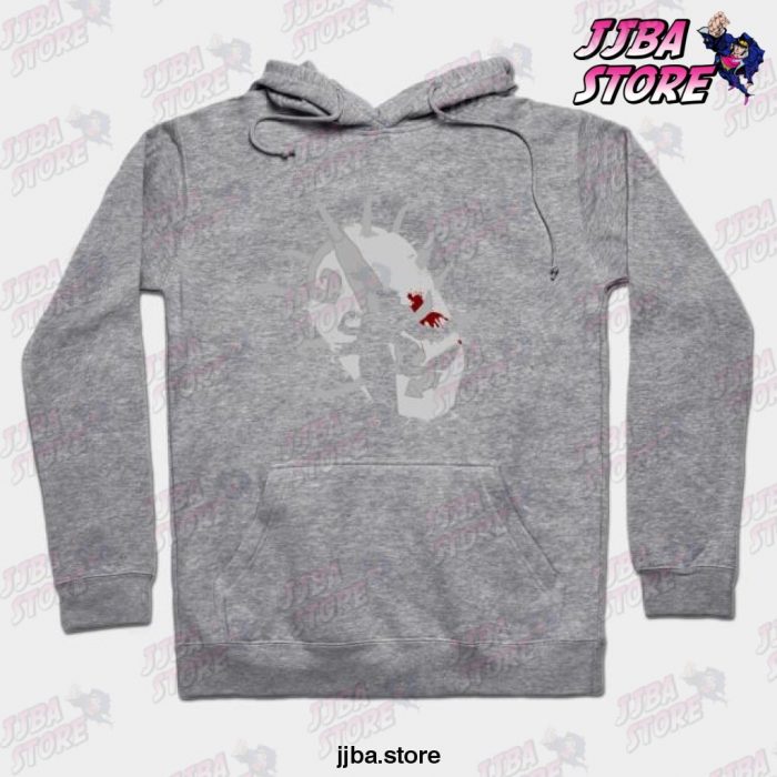 Dio Brando Mask Hoodie Gray / S