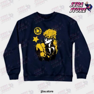 Giorno Jjba Crewneck Sweatshirt Navy Blue / S