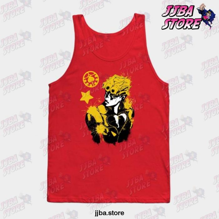 Jjba Anime Tanktop Red / S