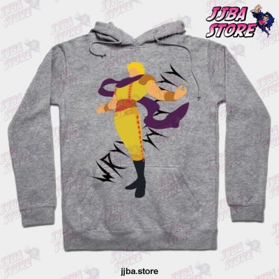 Jjba Dio Brando Hoodie Gray / S