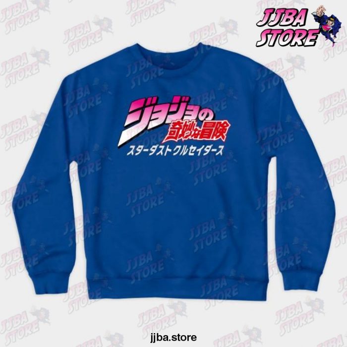 Jjba Jojo Crewneck Sweatshirt Blue / S