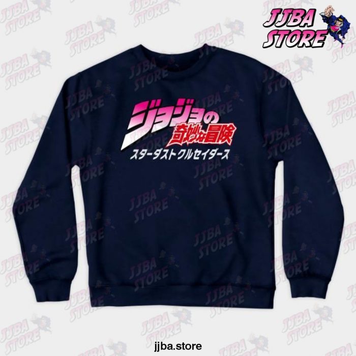 Jjba Jojo Crewneck Sweatshirt Navy Blue / S