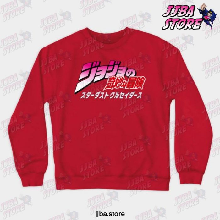 Jjba Jojo Crewneck Sweatshirt Red / S