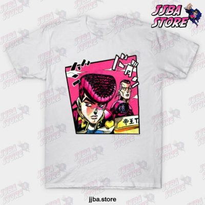 Jjba Josuke And Okuyasu T-Shirt White / S