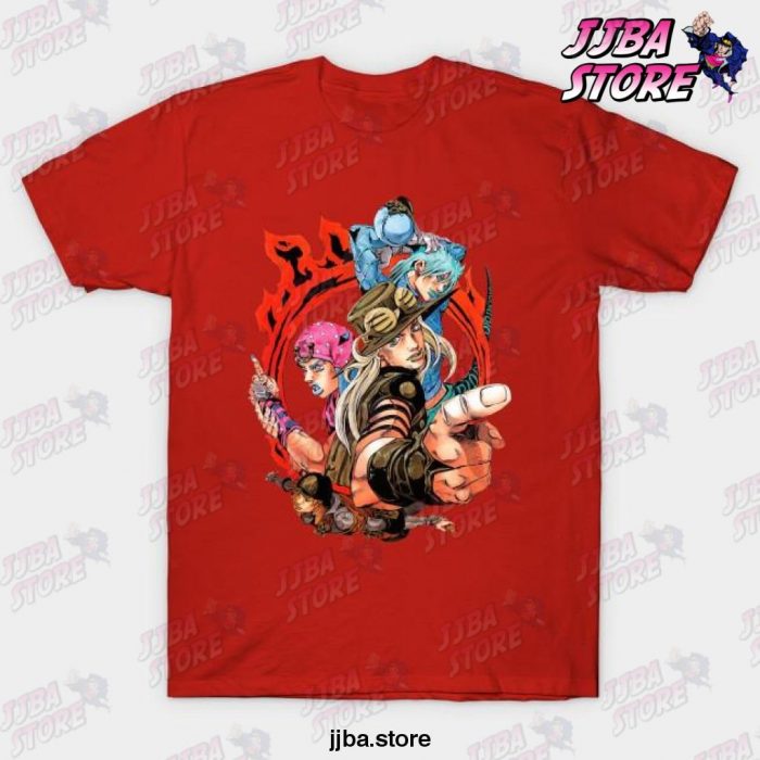 Jjba Sbr T-Shirt Red / S