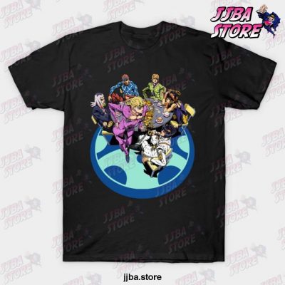 Jjba Team Bucciarati T-Shirt Black / S