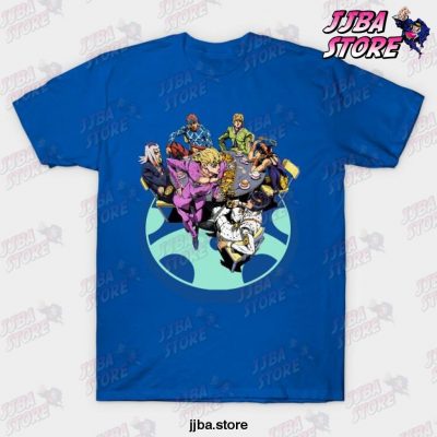 Jjba Team Bucciarati T-Shirt Blue / S