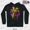 Jjba Unisex Gold Giorno Hoodie Black / S