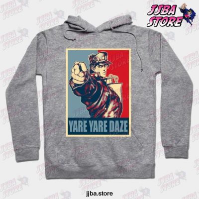 Jjba Yare Daze Hoodie Gray / S