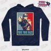 Jjba Yare Daze Hoodie Navy Blue / S