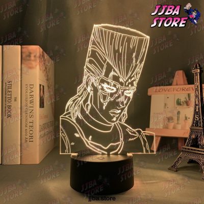 Jojo Bizarre Adventure Jean Pierre Polnareff 3D Led Light Anime For Bedroom Decor Birthday Gift