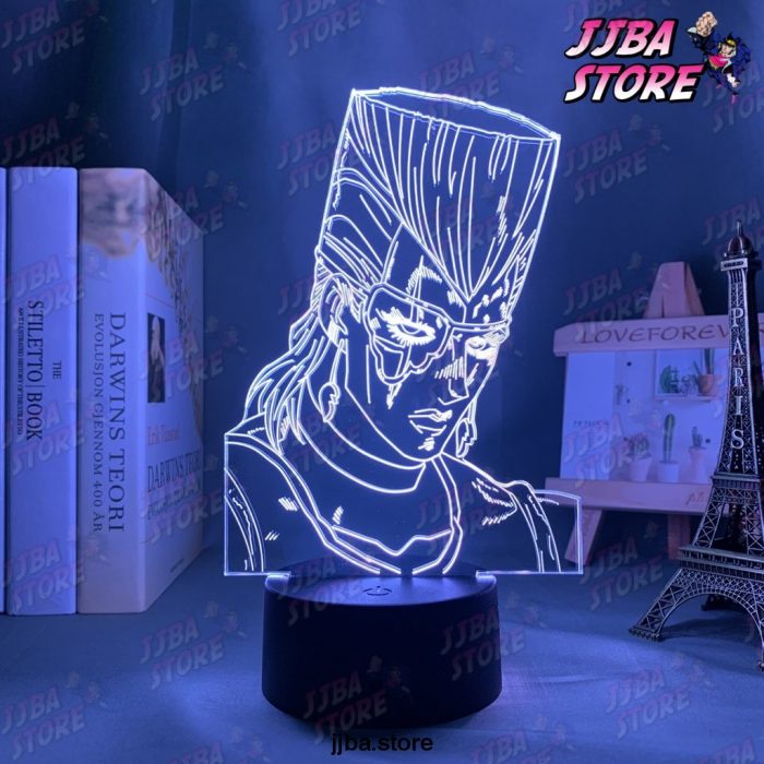 Jojo Bizarre Adventure Jean Pierre Polnareff 3D Led Light Anime For Bedroom Decor Birthday Gift