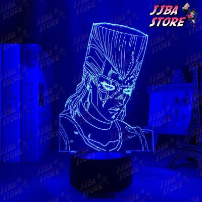 Jojo Bizarre Adventure Jean Pierre Polnareff 3D Led Light Anime For Bedroom Decor Birthday Gift