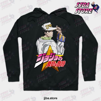 Jojo Jotaro Hoodie Black / S