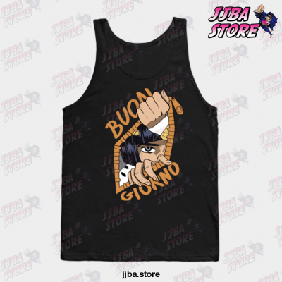 Jojo_S Bizarre Adventure - Bruno Tank Top Black / S