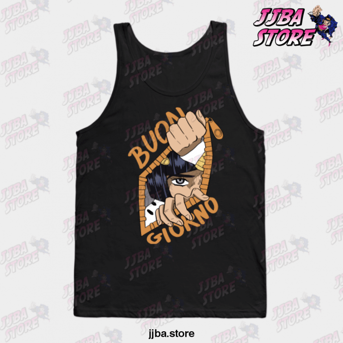 Jojo_S Bizarre Adventure - Bruno Tank Top Black / S