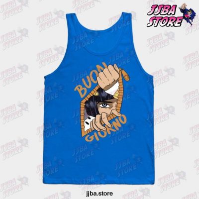 Jojo_S Bizarre Adventure - Bruno Tank Top Blue / S