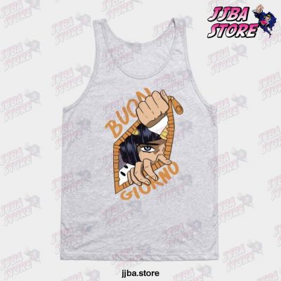 Jojo_S Bizarre Adventure - Bruno Tank Top Gray / S