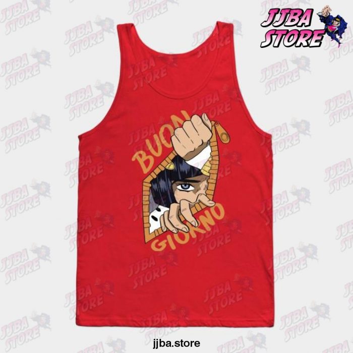 Jojo_S Bizarre Adventure - Bruno Tank Top Red / S