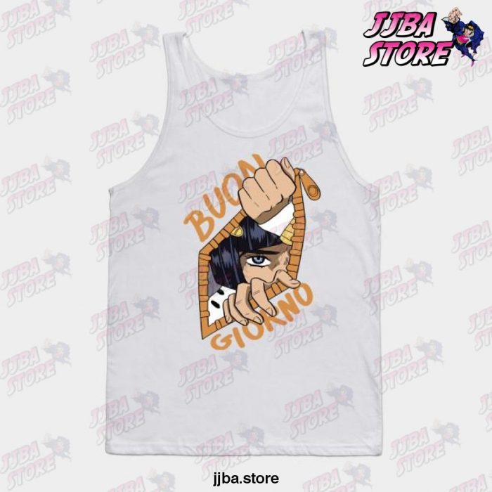 Jojo_S Bizarre Adventure - Bruno Tank Top White / S