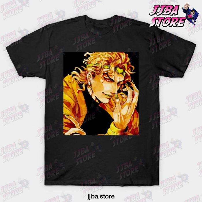 Jojos Bizarre Adventure Dio Brando T-Shirt Black / S